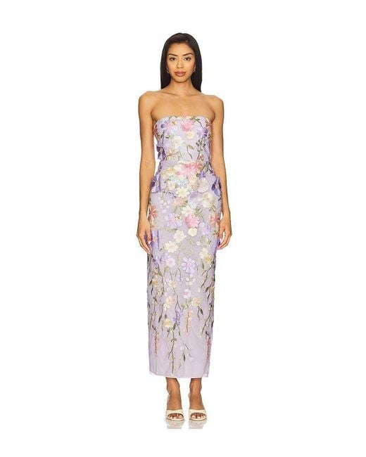 Lovers + Friends White Poppin Gown
