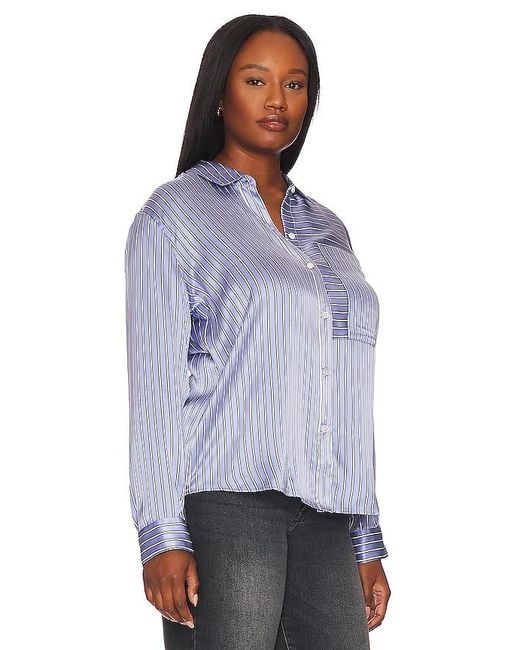 Rails Blue Spencer Top