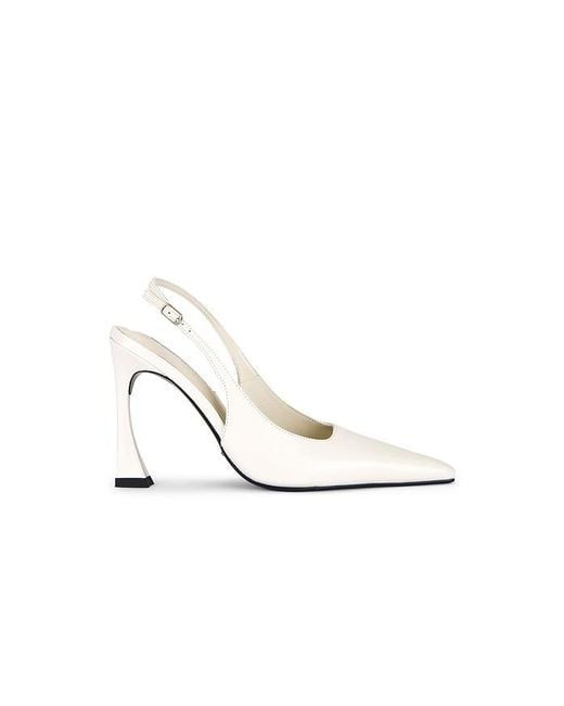 Tony Bianco White Sassy Slingback Pump