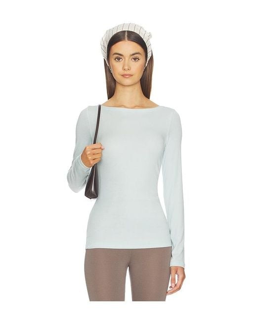 Artless White Lane Boatneck Top