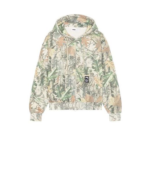 Obey Multicolor Post Zip Hoodie for men