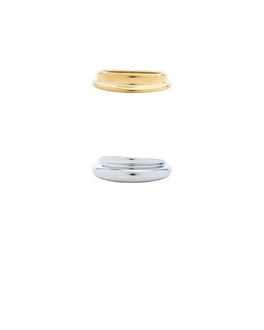 Jenny Bird White Ring-Set Lennon