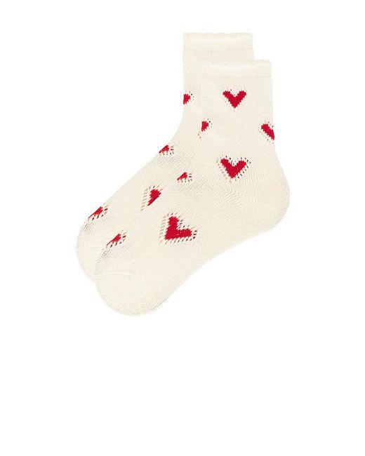 Free People Red Cupids Bow Sock