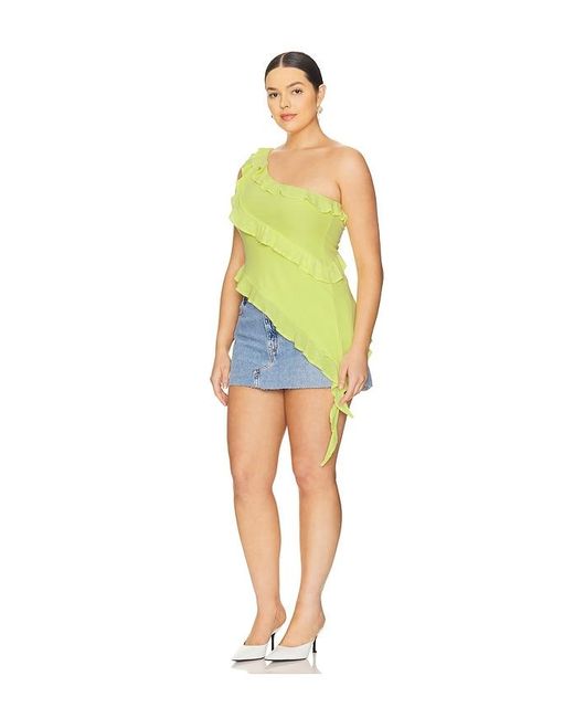 AFRM Yellow Vivica Top