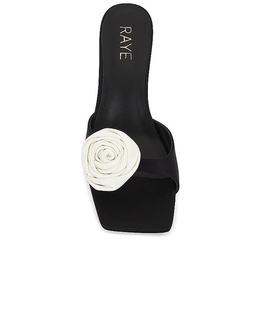 Raye Black Pantolette Rosette