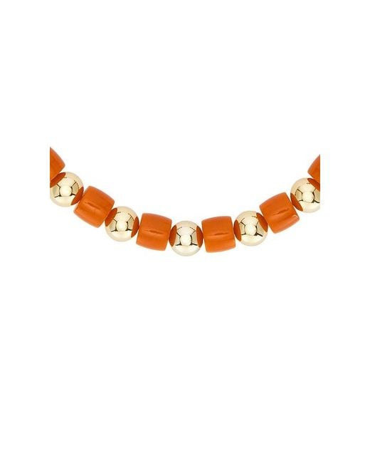 Eddie Borgo Orange Marcy Necklace