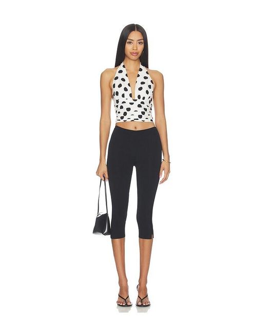 Sans Faff Blue Carlo Halter Top