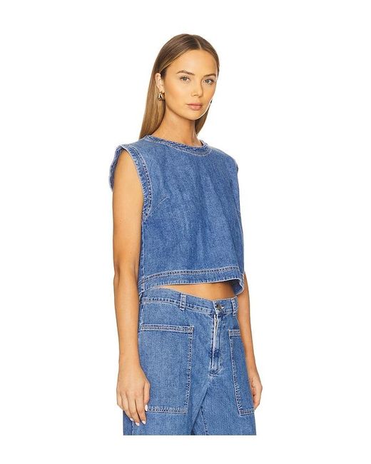 Velvet By Graham & Spencer Loren トップ Blue