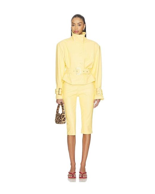 AFRM Yellow Scarlette Jacket
