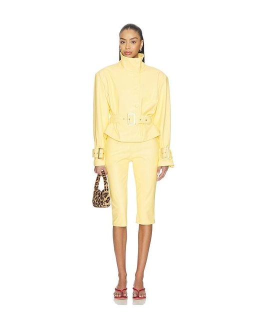 AFRM Yellow Scarlette Jacket