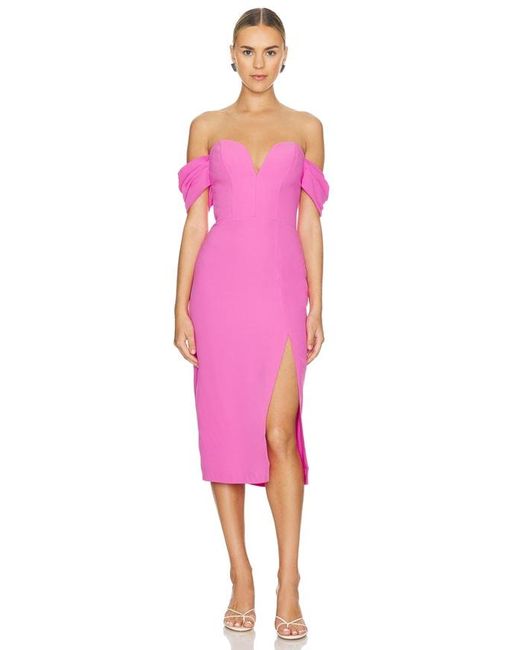 Amanda Uprichard Pink Victoria Dress