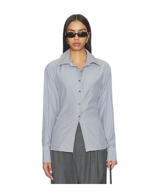 ALL THE WAYS Gray Clarise Open Back Top