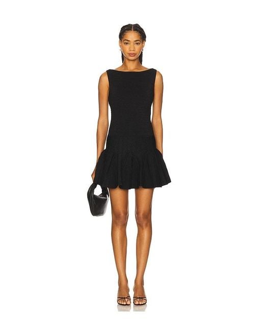 retroféte Black Audrina Knit Dress