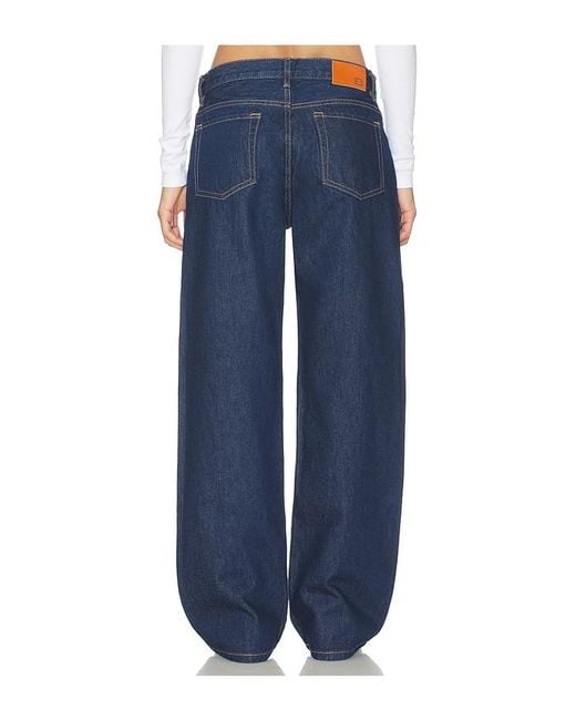 EB DENIM Blue Mid Rise Baggy Jeans
