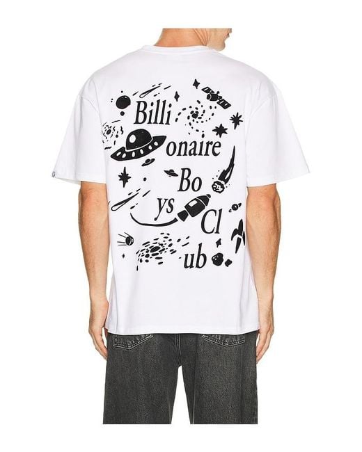 BBCICECREAM White Solar System Tee for men