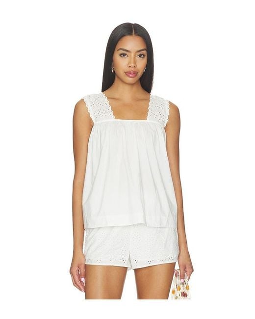 Posse White Harriet Top