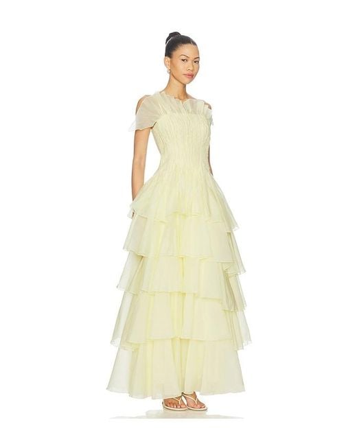 Aje. White Sonnet Gown