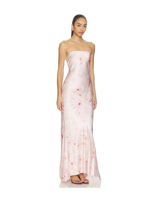 Lovers + Friends Natural Ines Gown