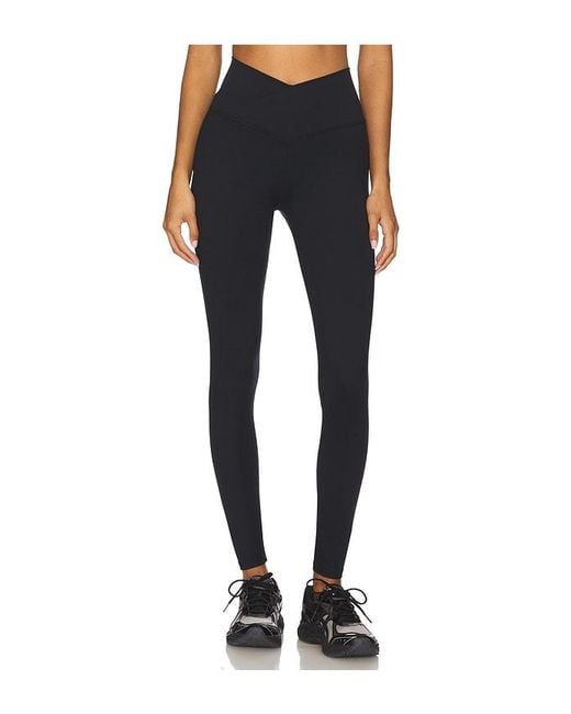 WellBeing + BeingWell Blue Flowwell Callista Crossover Legging