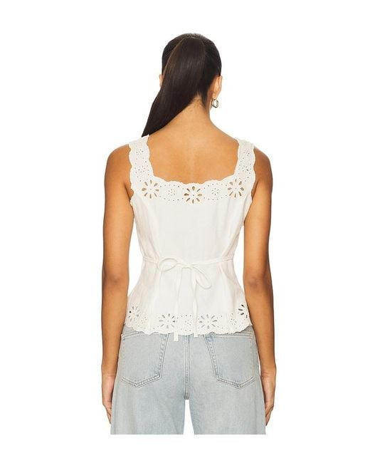 Tularosa White Josette Top