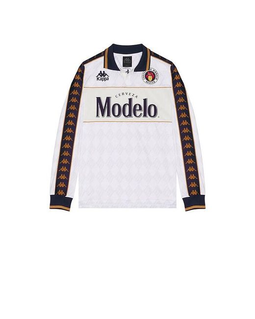 Kappa White X Modelo Authentic Fantay Long Sleeve Jersey for men