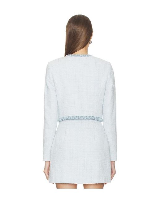 LoveShackFancy White Azula Jacket