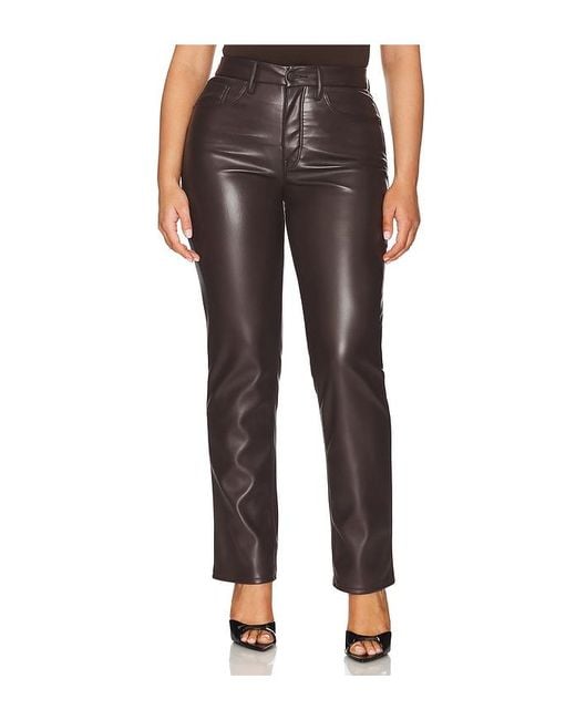 GOOD AMERICAN Black Lederhose Better Than Good Icon