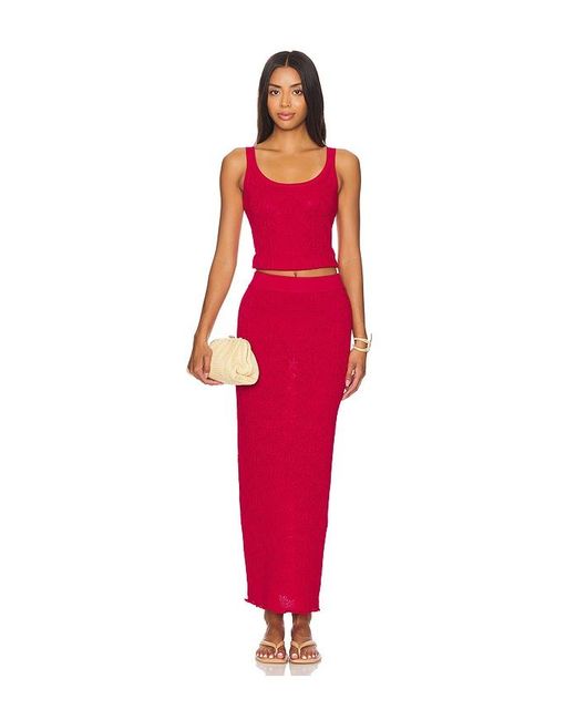 SNDY'S Red X Revolve Josefina Top