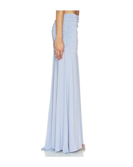 Amanda Uprichard Blue Leo Skirt