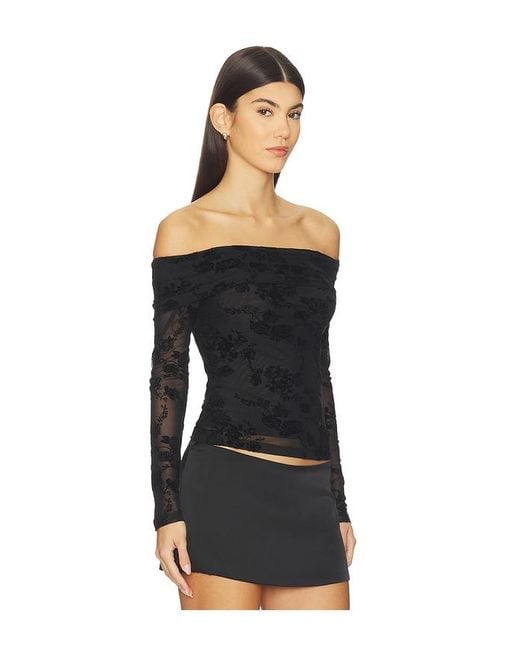 Heartloom Black Tatum Top