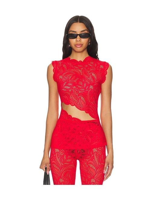Beaufille Red Silva Blouse