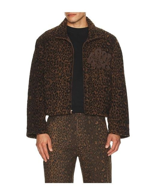 Honor The Gift Brown Cheetah Jacket for men