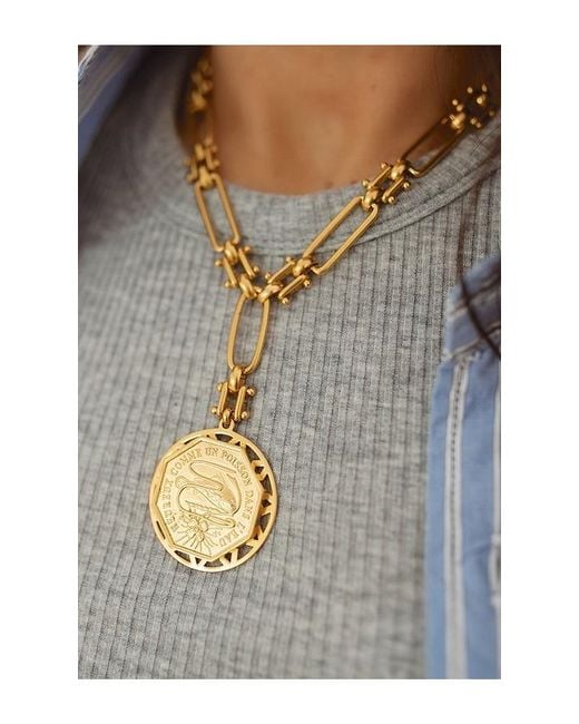 Brinker & Eliza Metallic Halskette Rhode