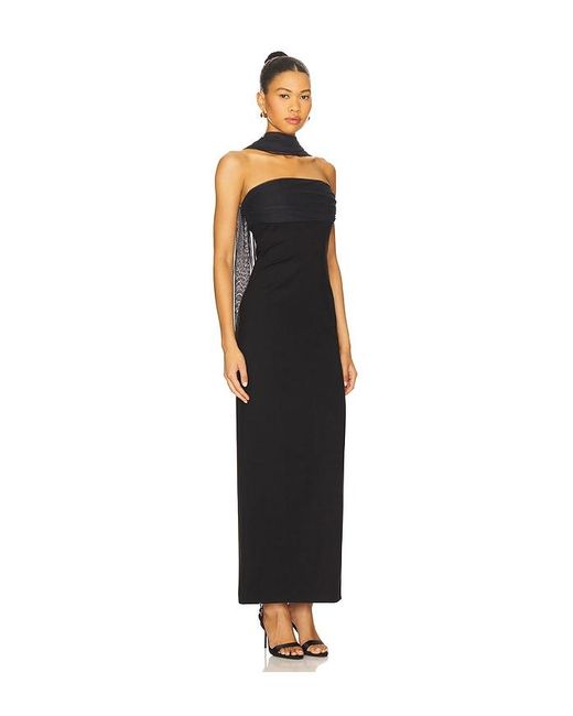 superdown Black Tierra Maxi Dress