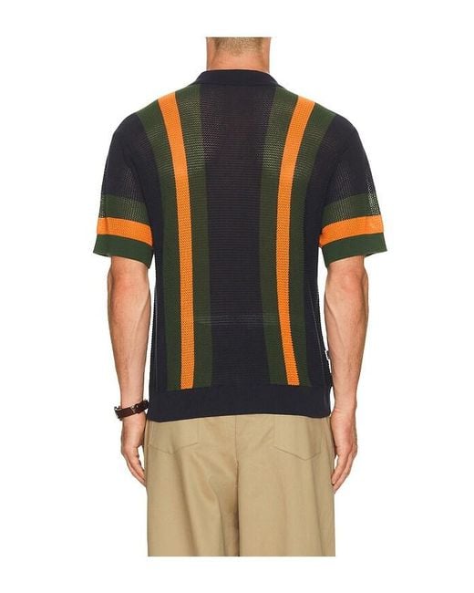 Obey Multicolor Seth Knitted Polo for men