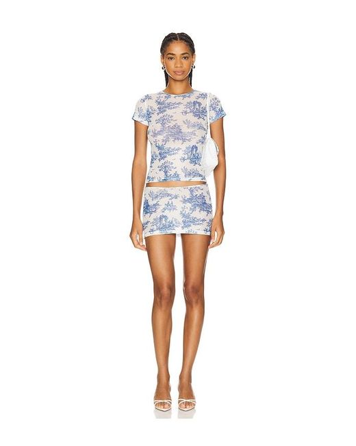 Miaou Blue Mini Tee