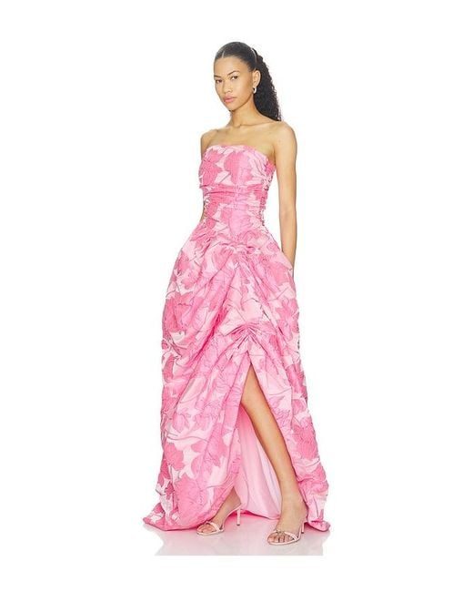 Elliatt Pink Dionne Strapless Ballgown