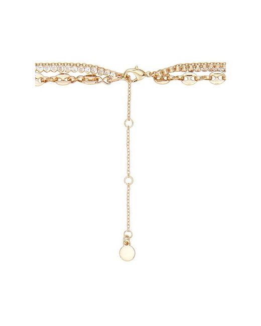 BaubleBar Metallic Catalina Layered Necklace