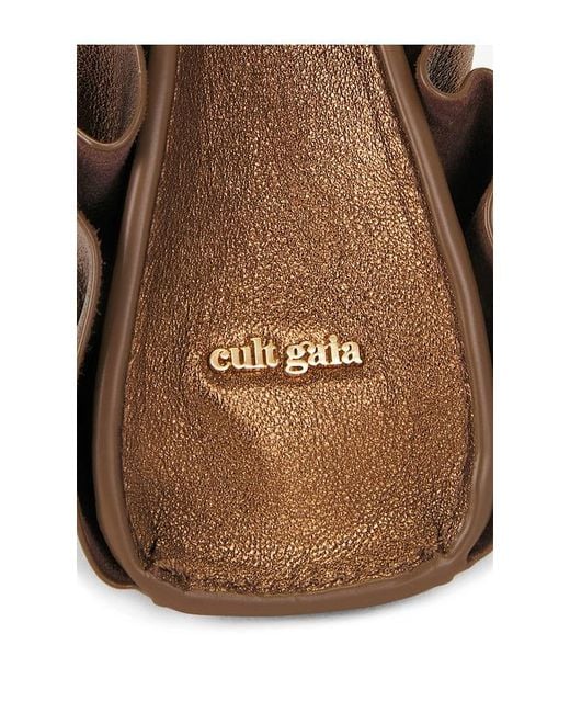 Cult Gaia Brown Nala Clutch