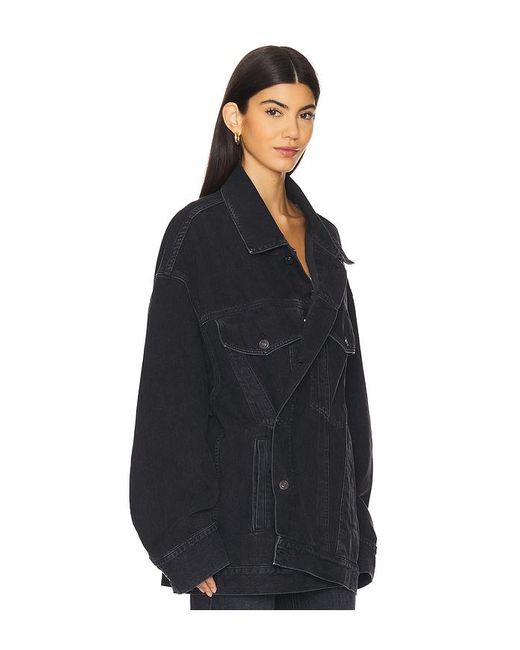 Agolde Black Reworked Wayne Jacket