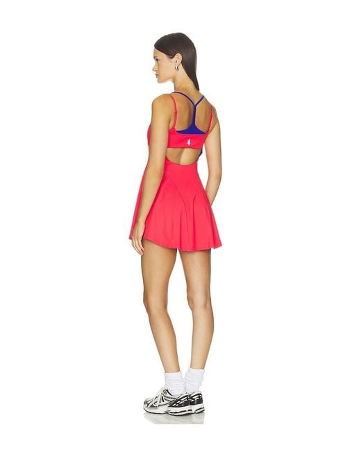 Free People Red X Fp Movement Baseline Tennis Dress