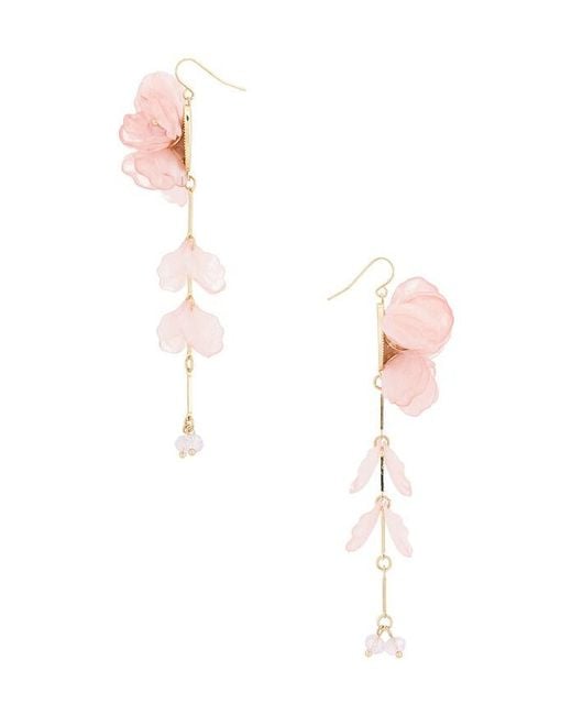 Lovers + Friends White Farrah Earrings