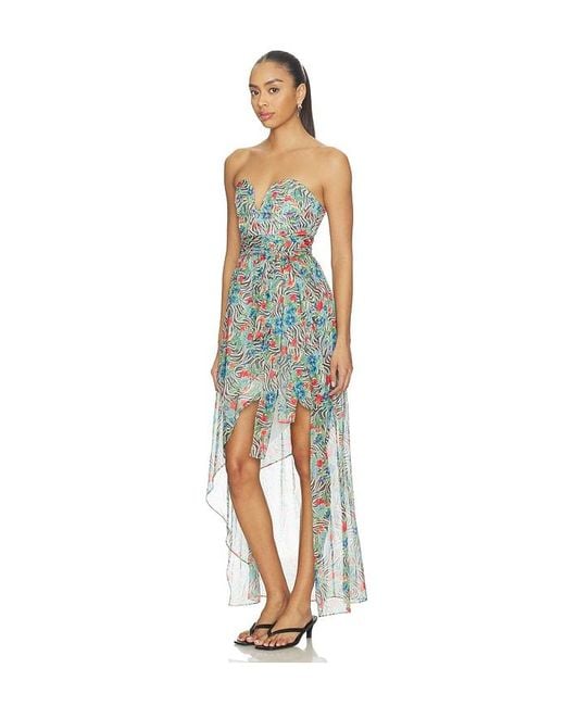 Amanda Uprichard Multicolor Aurelia Maxi Dress