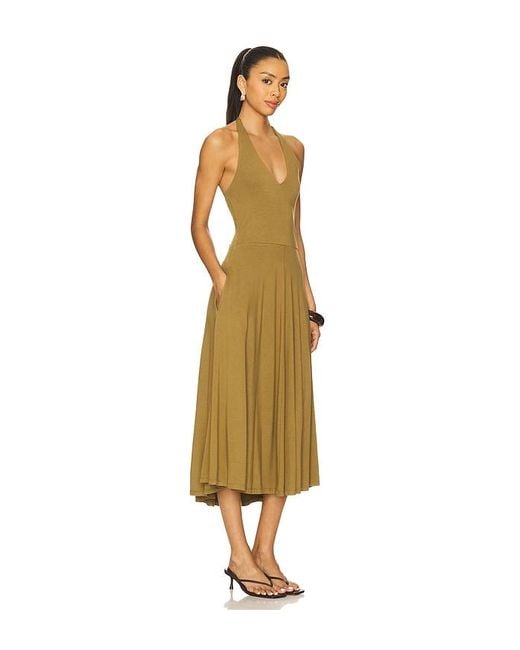 Steve Madden Natural Midi-Kleid Hazel
