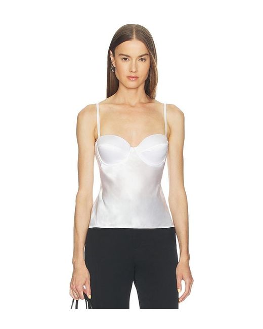 L'Agence White Orlina Camisole
