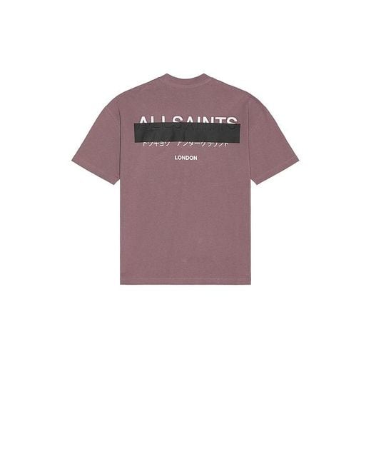 AllSaints Multicolor Redact Tee for men