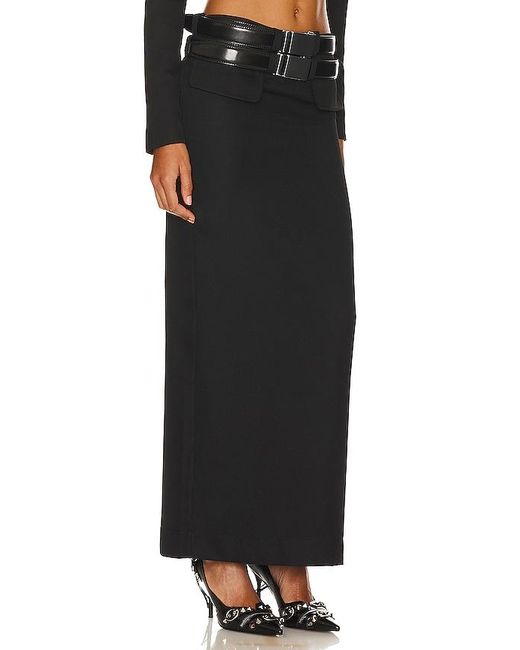 Lado Bokuchava Black Suit Skirt