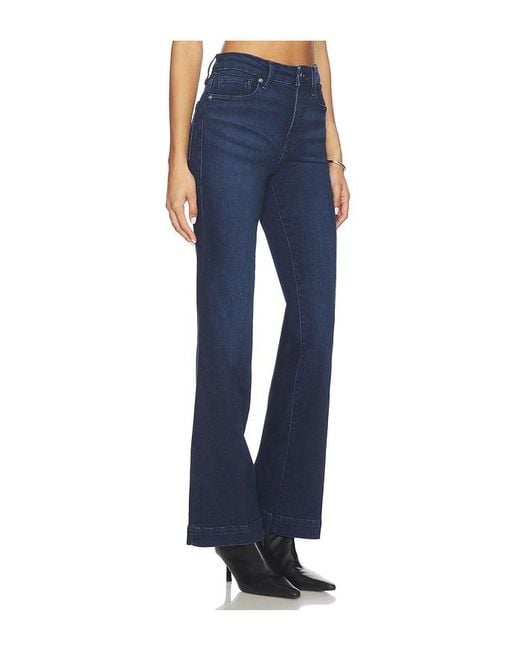 GOOD AMERICAN Blue Compression Good Classic Bootcut Jeans