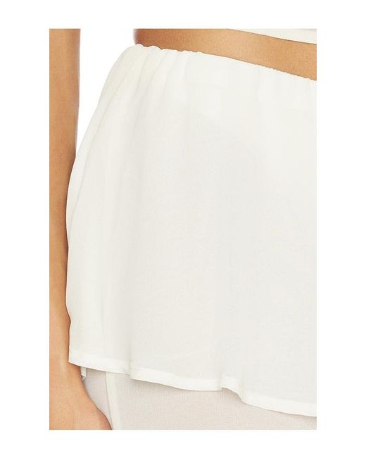 MORE TO COME White Laguna Balloon Pant