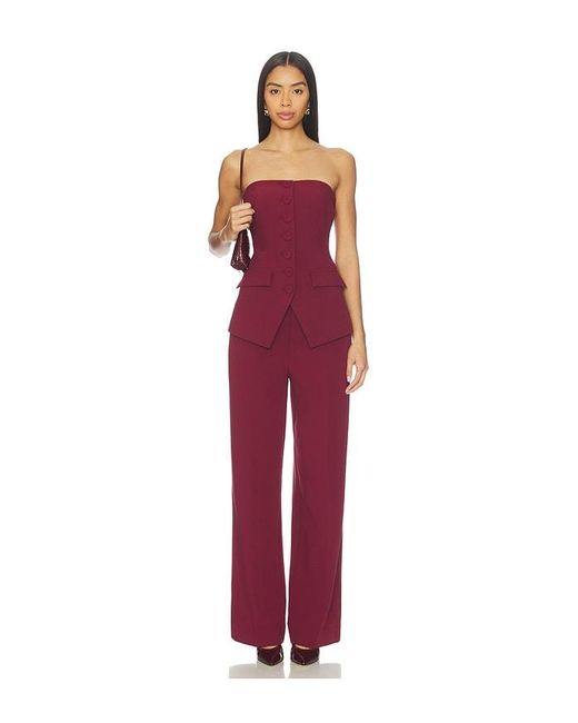 FAVORITE DAUGHTER Red The Jones Pant